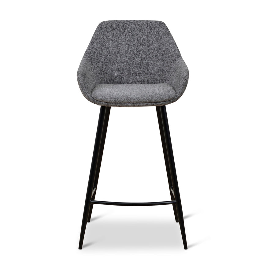 68cm Fabric Bar Stool - Spec Charcoal - (Set of 2) - View 3