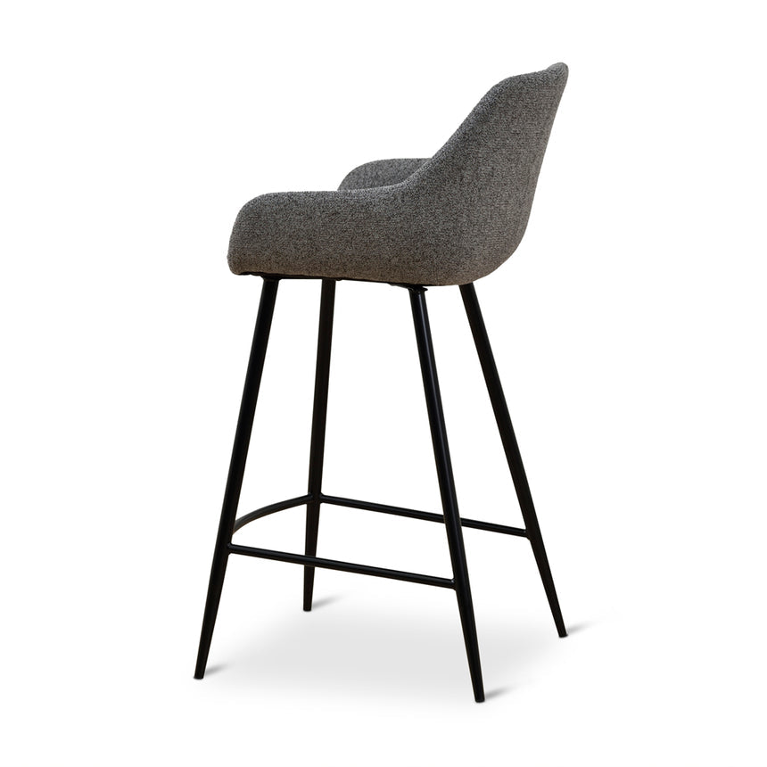 68cm Fabric Bar Stool - Spec Charcoal - (Set of 2) - View 7