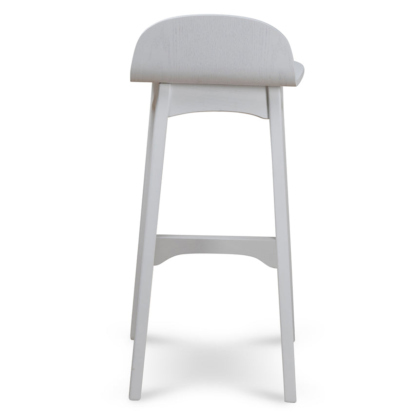 65cm Bar Stool - Full White - View 5