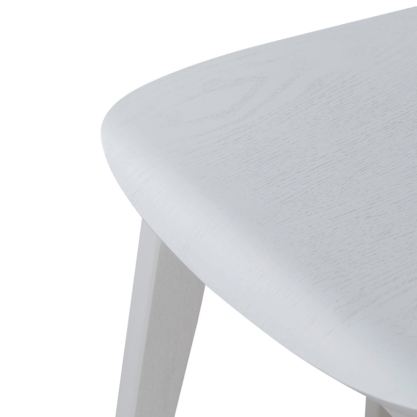 65cm Bar Stool - Full White - View 9