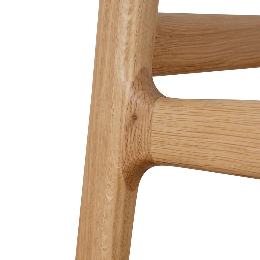 67cm Natural Bar Stool - Grey - View 11