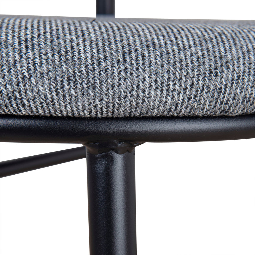 65cm Bar Stool - Lava Grey (Set of 2) - View 11