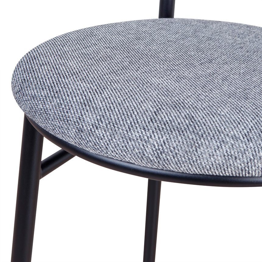 65cm Bar Stool - Lava Grey (Set of 2) - View 16