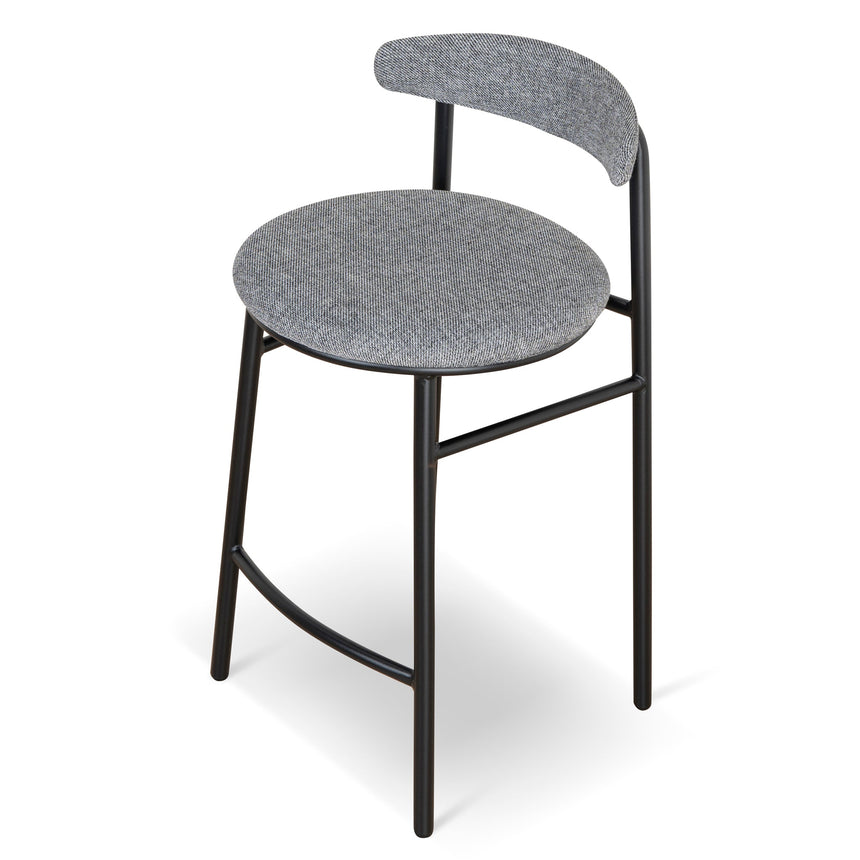 65cm Bar Stool - Lava Grey (Set of 2) - View 6