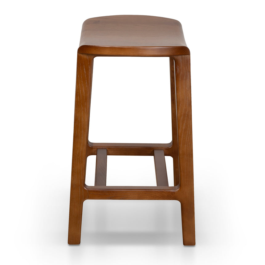 62cm Bar Stool - Walnut - View 3