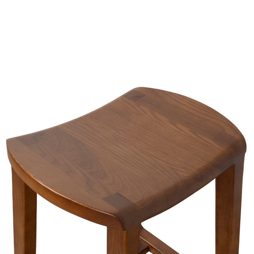 62cm Bar Stool - Walnut - View 4