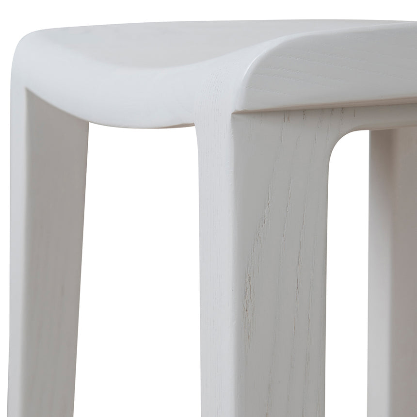 62cm Bar Stool - White - View 8