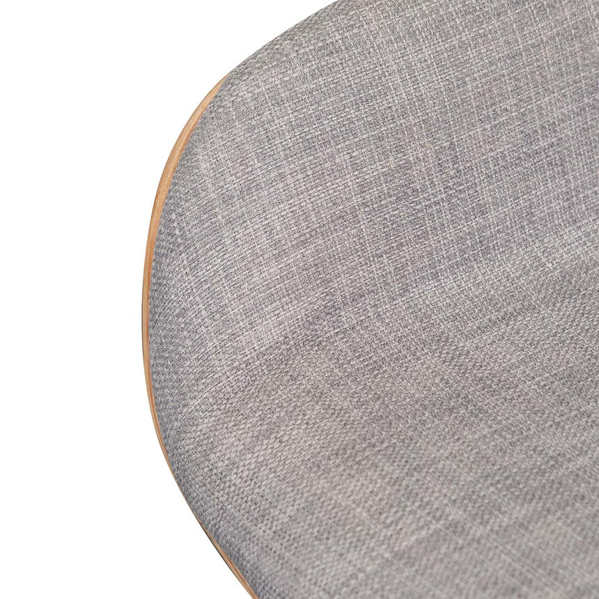 65cm Bar Stool - Grey - Natural - View 13