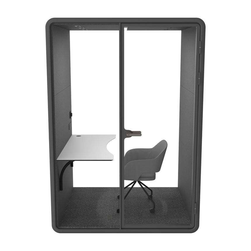 Evolve Medium Office Pod - Black By Humble Office - View 4