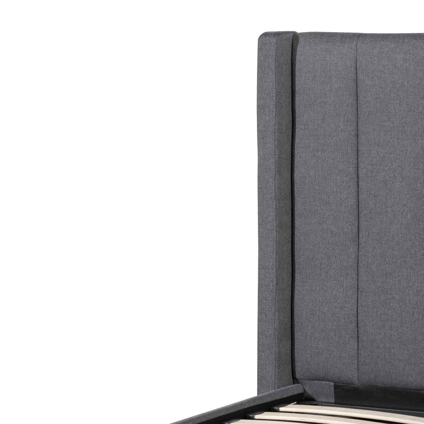 Oslo Single Bed Frame | Charcoal Storage | Myka Home - View 5