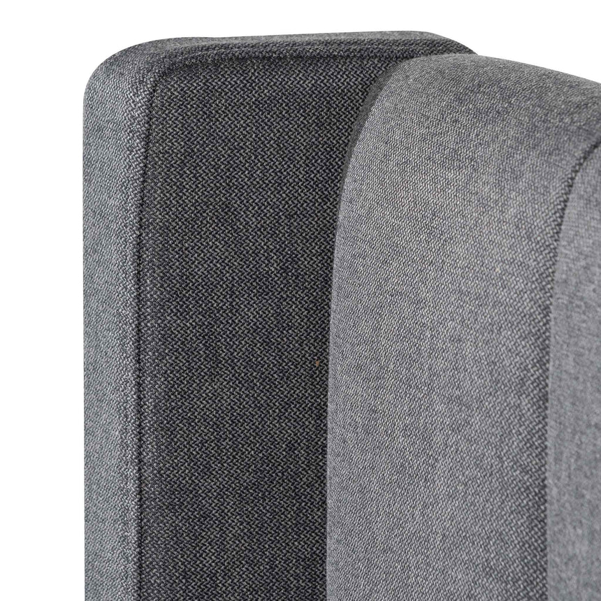 Oslo Single Bed Frame | Charcoal Storage | Myka Home - View 7