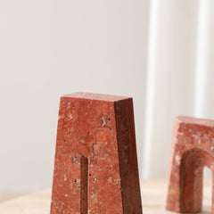 Arch Hight Marble Sclupture | Red | Myka Home