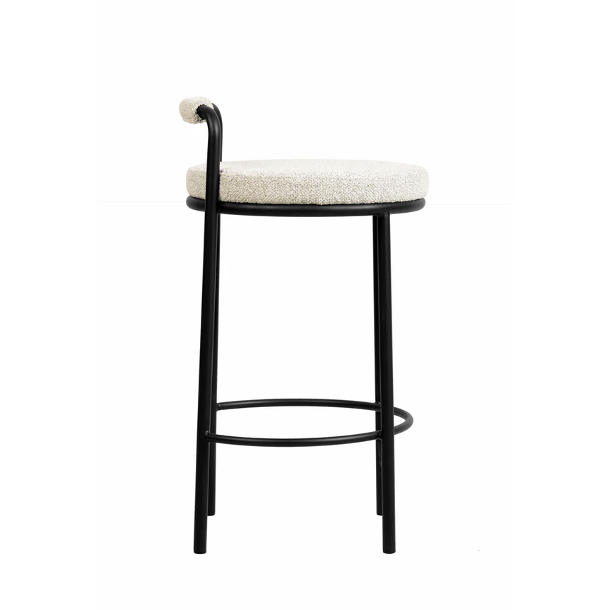 x2 65cm Bar Stool - Clay Grey (Set of 2) - View 4