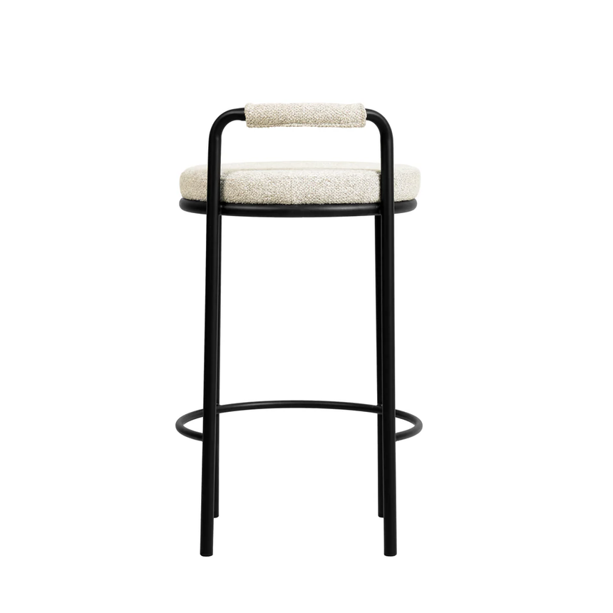 x2 65cm Bar Stool - Clay Grey (Set of 2) - View 5