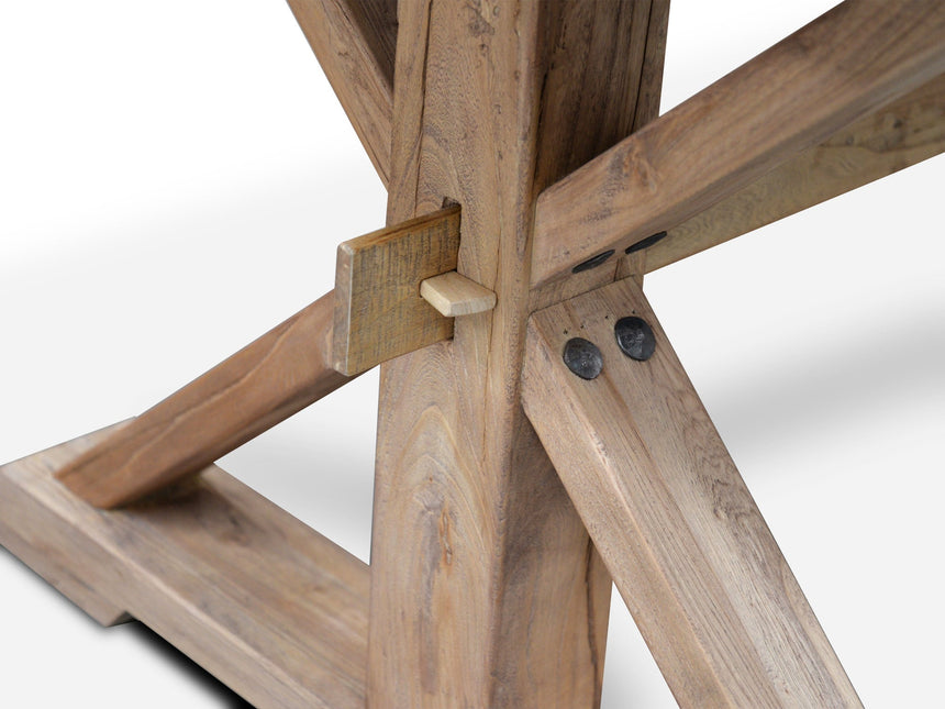 Dining Table 1.98m - Rustic Natural - View 4