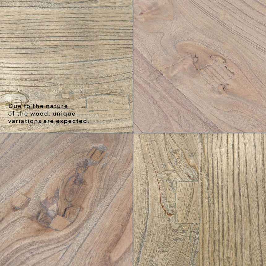 Dining Table 1.98m - Rustic Natural - View 11