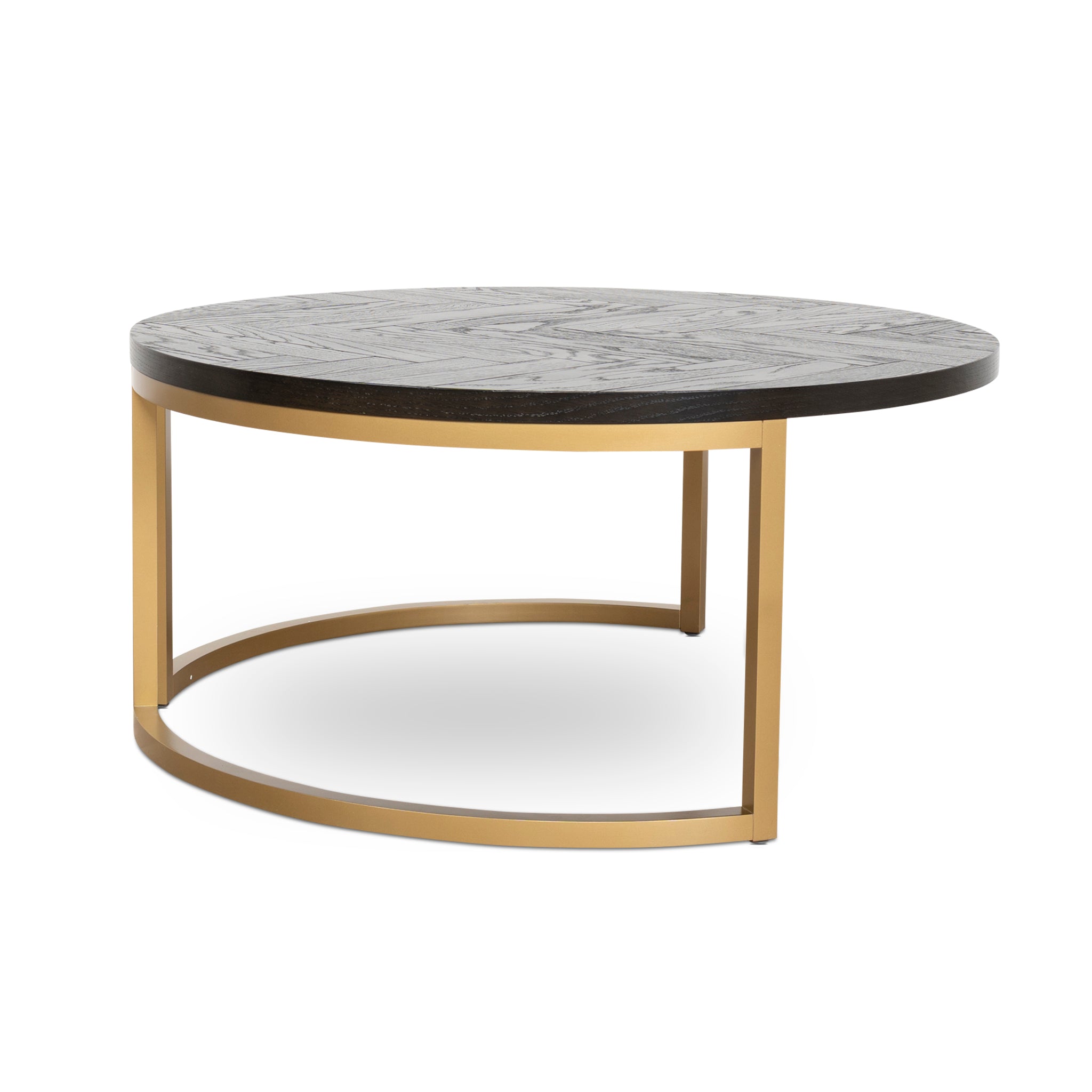 Nested Coffee Table | Peppercorn And Brass | Myka Home