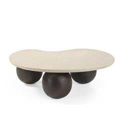 1.04M Marble Coffee Table | Walnut | Myka Home