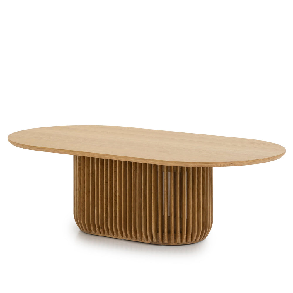 1.3m Oval Coffee Table | Natural | Myka Home