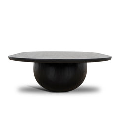 1.3m Elm Coffee Table | Full Black | Myka Home
