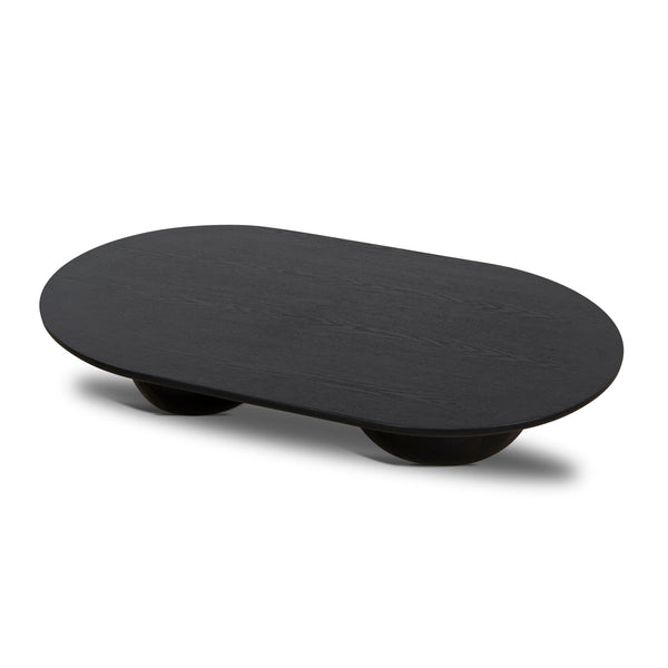 1.3m Elm Coffee Table | Full Black | Myka Home - View 4