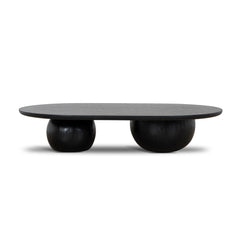 1.3m Elm Coffee Table | Full Black | Myka Home