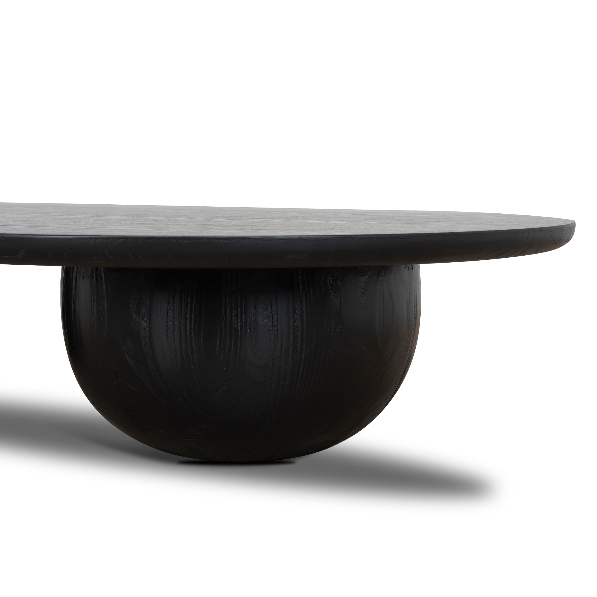 1.3m Elm Coffee Table | Full Black | Myka Home - View 5