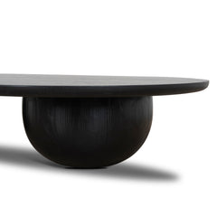 1.3m Elm Coffee Table | Full Black | Myka Home