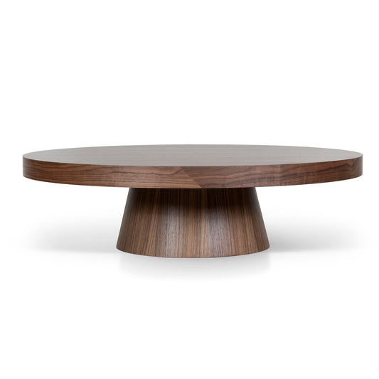 1.1m Round Coffee Table | Walnut | Myka Home