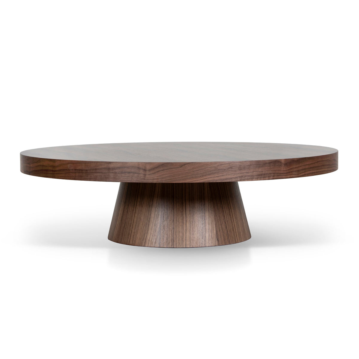 1.1m Round Coffee Table | Walnut | Myka Home