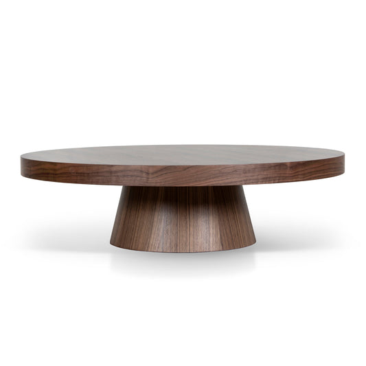 1.1m Round Coffee Table | Walnut | Myka Home