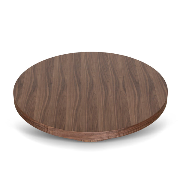 1.1m Round Coffee Table | Walnut | Myka Home - View 3