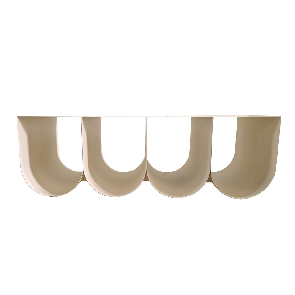 1.1cm Coffee Table | Ivory White | Myka Home - View 4