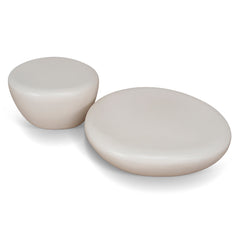 Nested Coffee Table | Ivory Beige | Myka Home