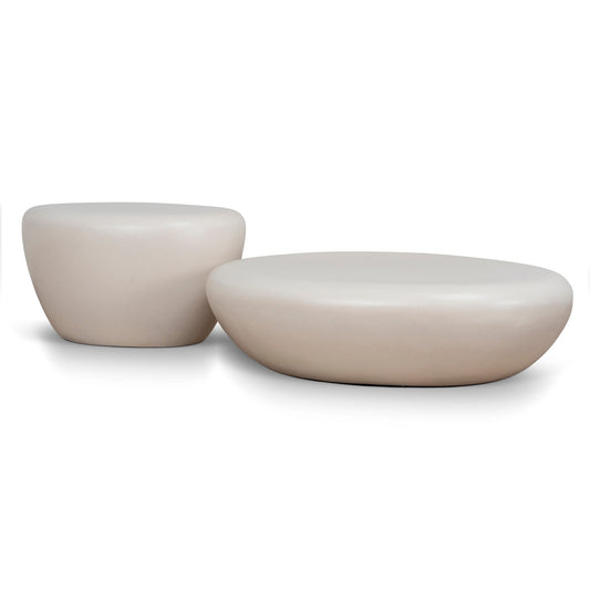 Nested Coffee Table | Ivory Beige | Myka Home