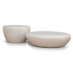 Nested Coffee Table | Ivory Beige | Myka Home