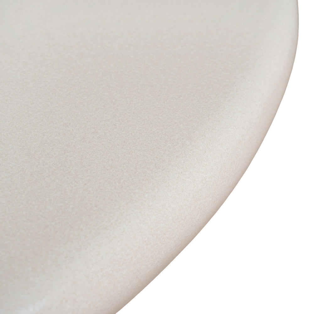 80cm Round Coffee Table | Ivory Beige | Myka Home - View 4