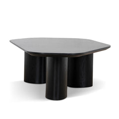 1.09m Freeform Coffee Table | Full Black | Myka Home