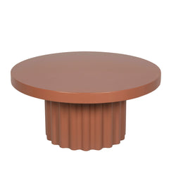 90cm Concrete Coffee Table | Terracotta | Myka Home