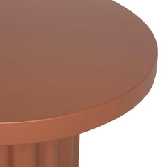 90cm Concrete Coffee Table | Terracotta | Myka Home
