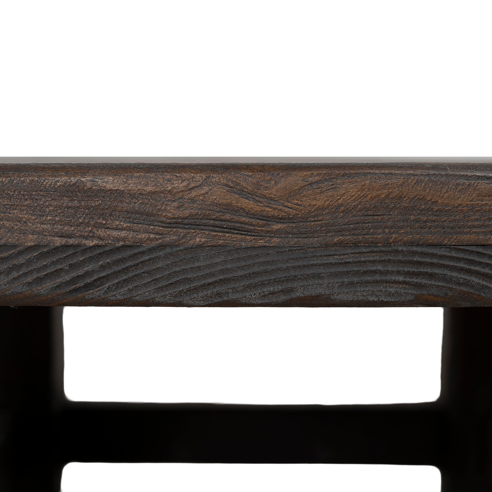 100CM Elm Round Coffee Table | Dark Brown | Myka Home