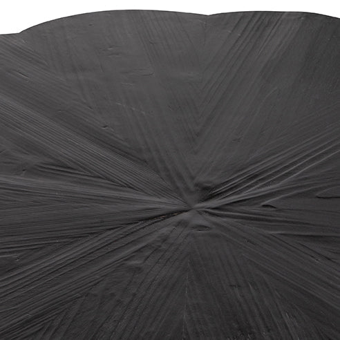 100cm Round Coffee Table - Full Black - View 9