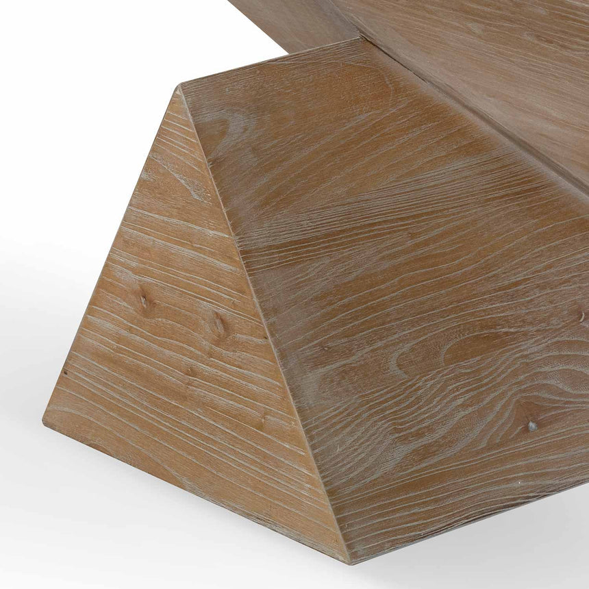 1.52m Elm Coffee Table - Natural - View 10