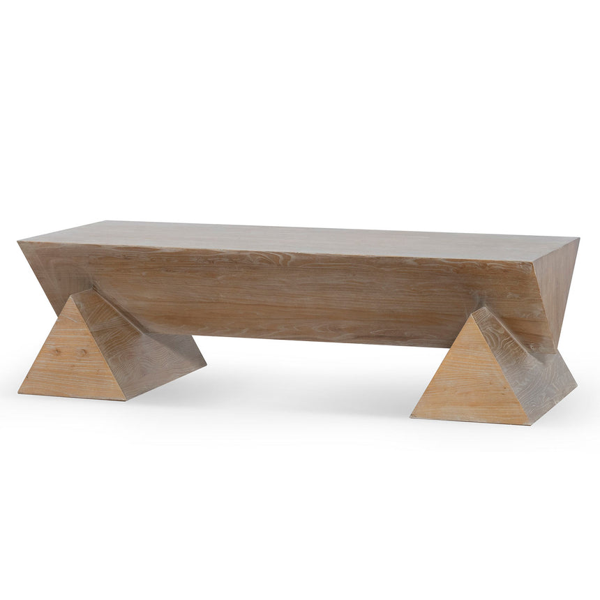 1.52m Elm Coffee Table - Natural - View 4