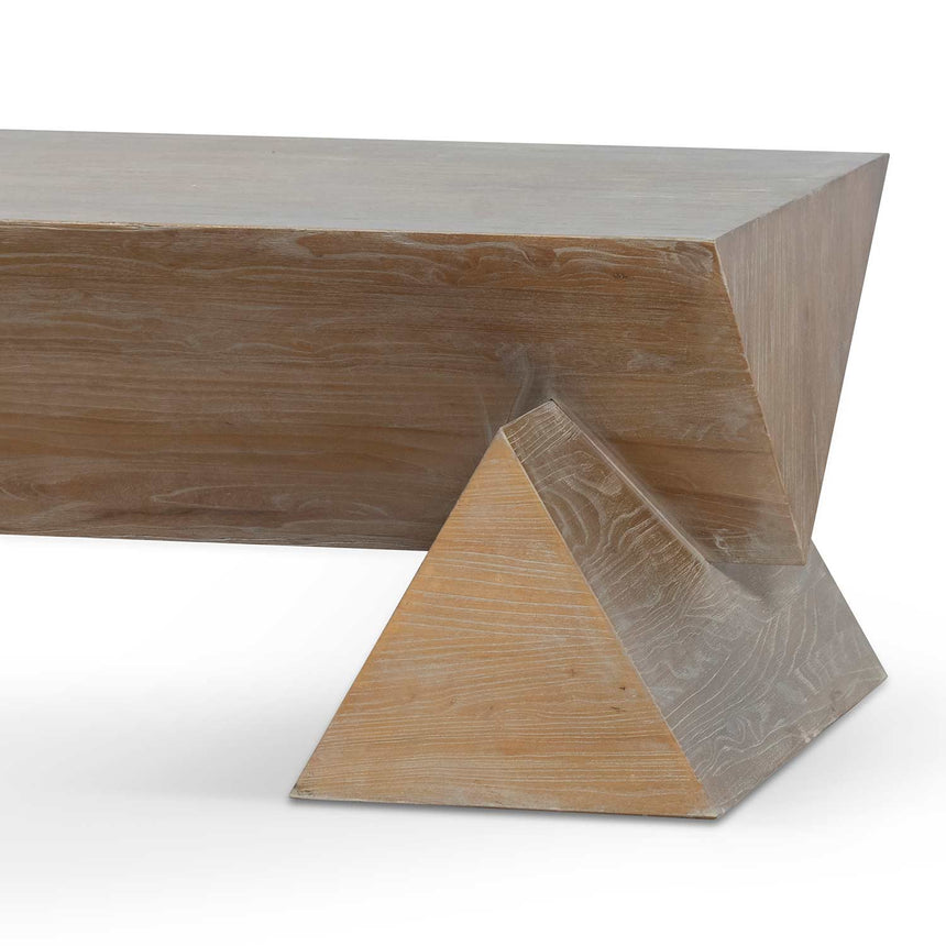 1.52m Elm Coffee Table - Natural - View 7