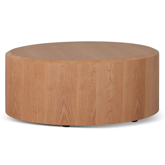 CCF8075-CN 1.2m Round High Plinth - Natural Oak