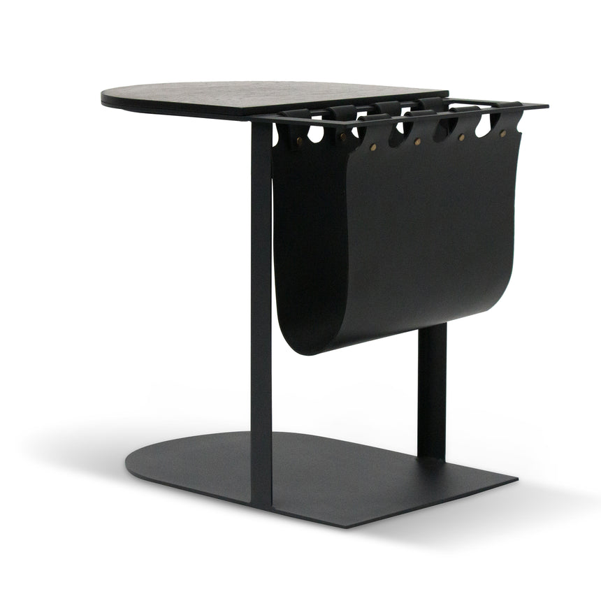 55cm Side Table - Full Black Main image