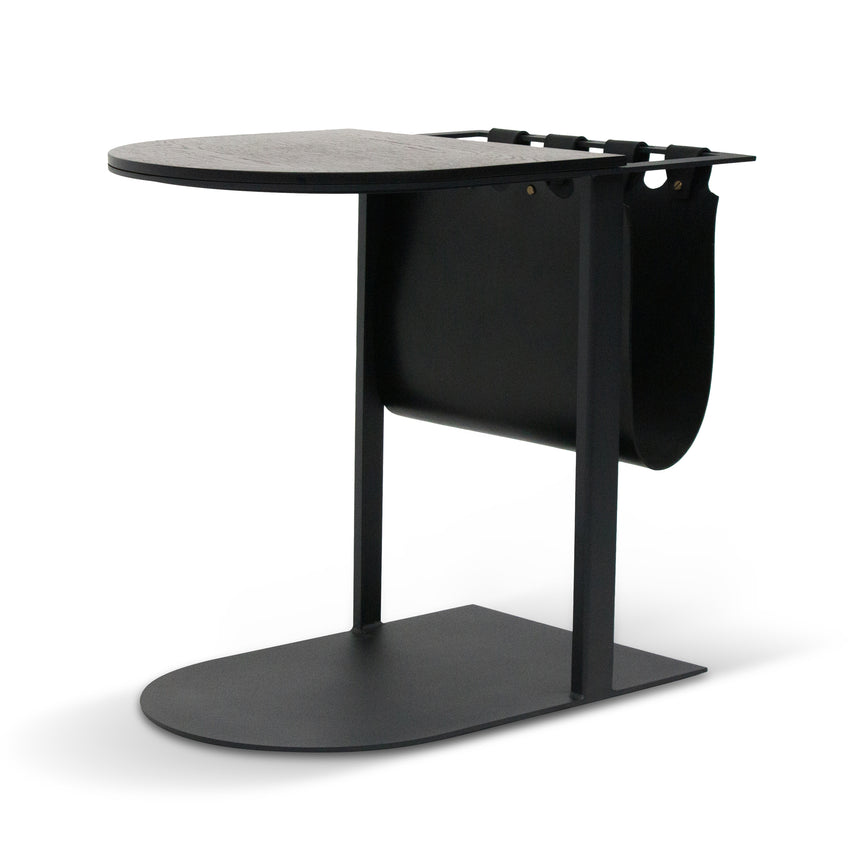 55cm Side Table - Full Black - View 3