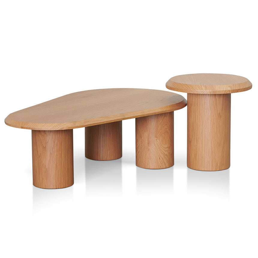 Nested Coffee Table | Natural Oak | Myka Home - View 3
