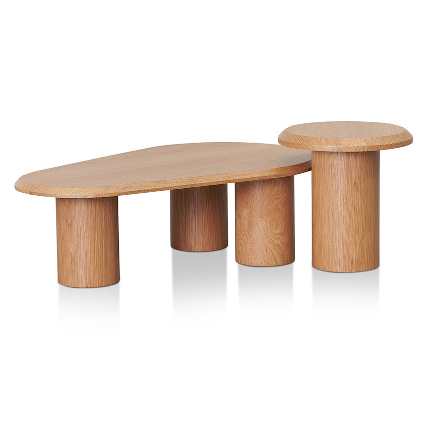 Nested Coffee Table | Natural Oak | Myka Home